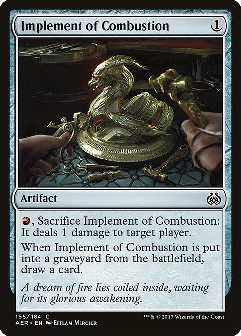 Implement of Combustion - Aether Revolt Common Card