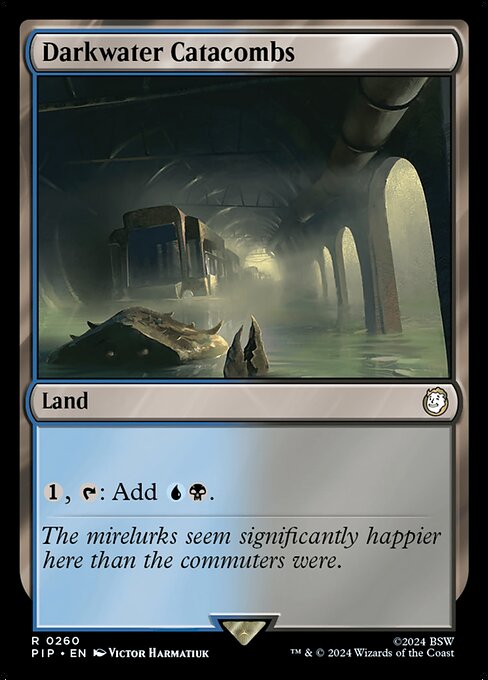 Darkwater Catacombs - Fallout Rare Card