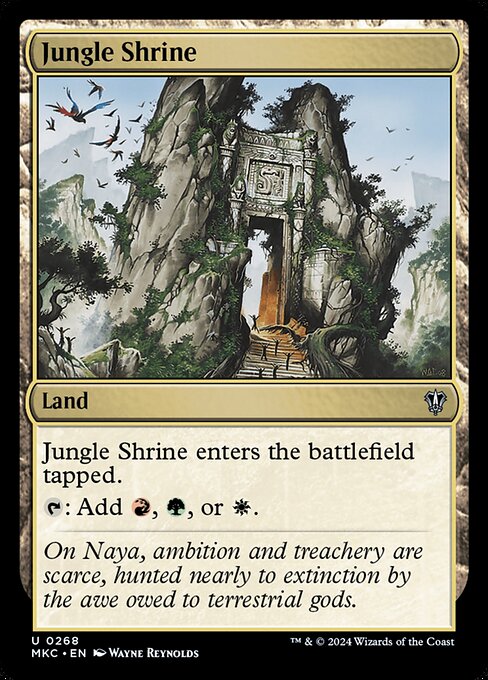 Jungle Shrine - Murders at Karlov Manor Commander Uncommon Card