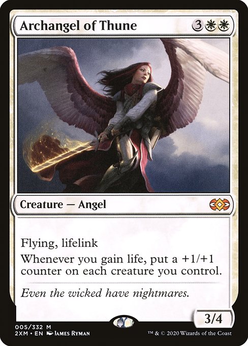 Archangel of Thune - Double Masters Mythic Card