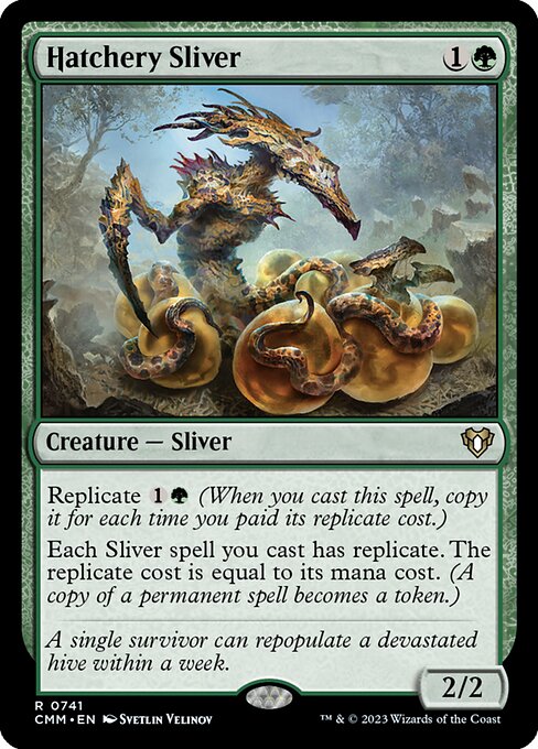 Hatchery Sliver - Commander Masters Rare Card