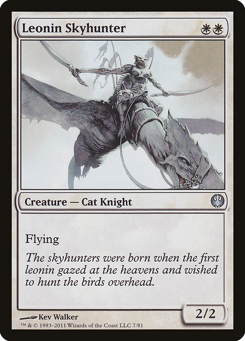 Leonin Skyhunter - Duel Decks: Knights vs. Dragons Uncommon Card