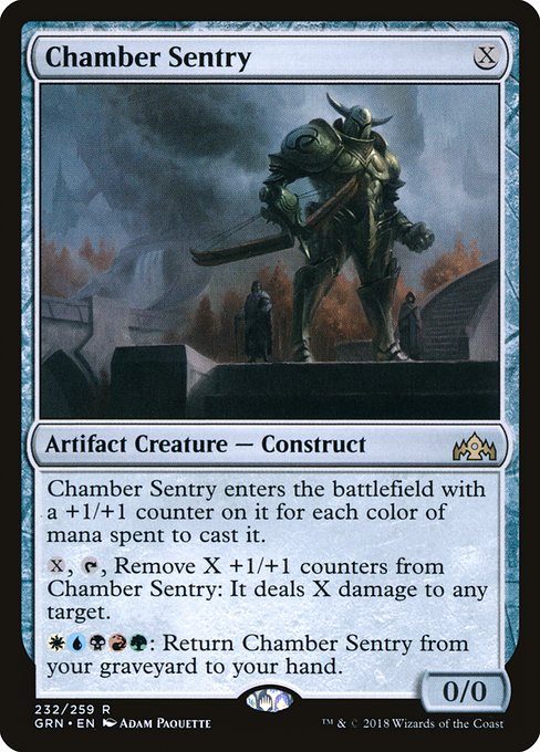Chamber Sentry - Guilds of Ravnica Rare Card
