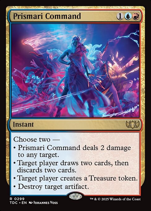 Prismari Command - Tarkir: Dragonstorm Commander Rare Card