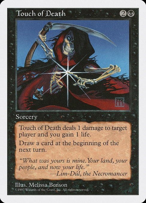 Touch of Death - Fifth Edition Common Card