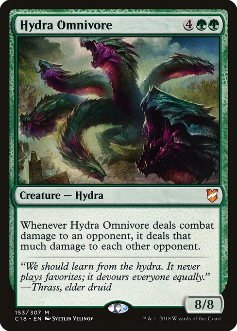 Hydra Omnivore - Commander 2018 Mythic Card