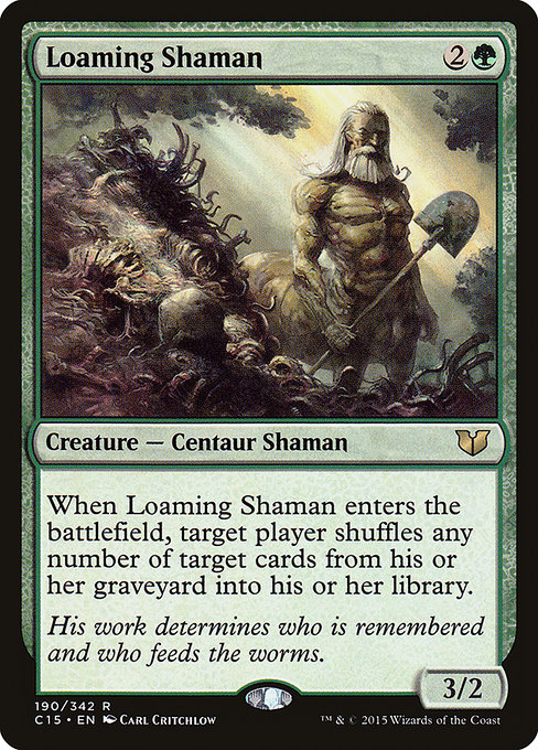 Loaming Shaman - Commander 2015 Rare Card