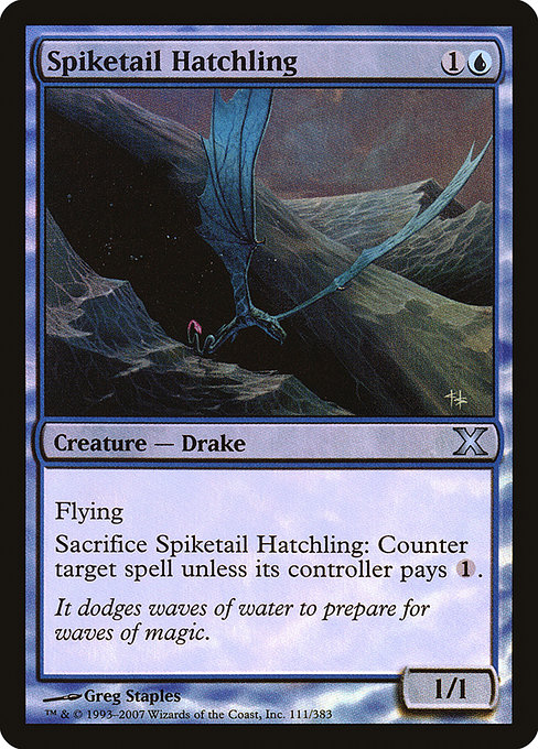 Spiketail Hatchling - Tenth Edition Uncommon Card