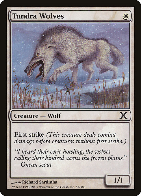Tundra Wolves - Tenth Edition Common Card