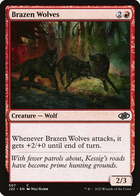 Brazen Wolves - Jumpstart 2022 Common Card