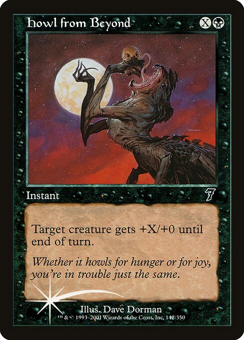 Howl from Beyond - Seventh Edition Common Card