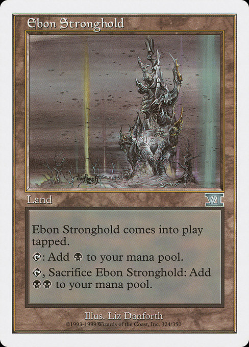 Ebon Stronghold - Classic Sixth Edition Uncommon Card