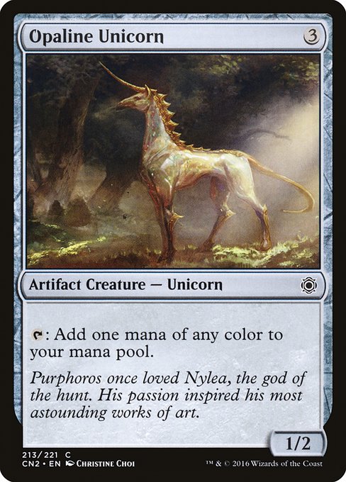 Opaline Unicorn - Conspiracy: Take the Crown Common Card