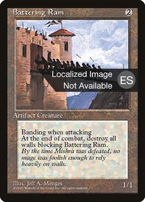 Battering Ram - Fourth Edition Foreign Black Border Common Card