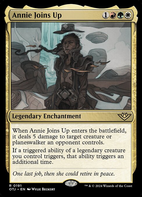 Annie Joins Up - Outlaws of Thunder Junction Rare Card