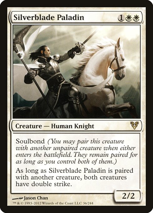 Silverblade Paladin - Avacyn Restored Rare Card