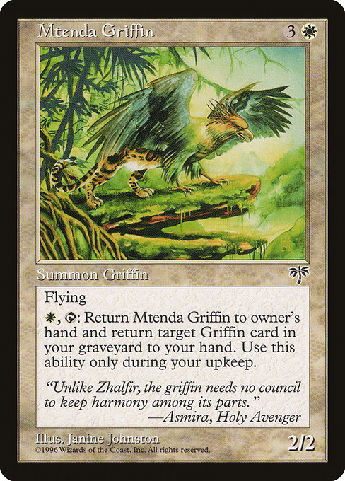 Mtenda Griffin - Mirage Uncommon Card