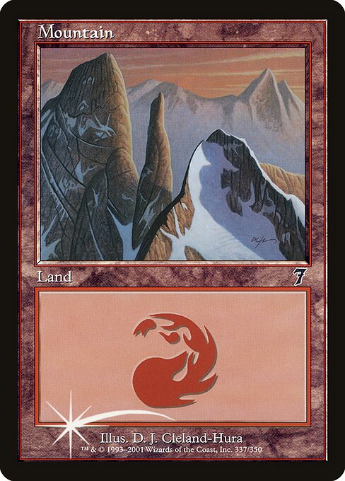 Mountain - Seventh Edition Common Card