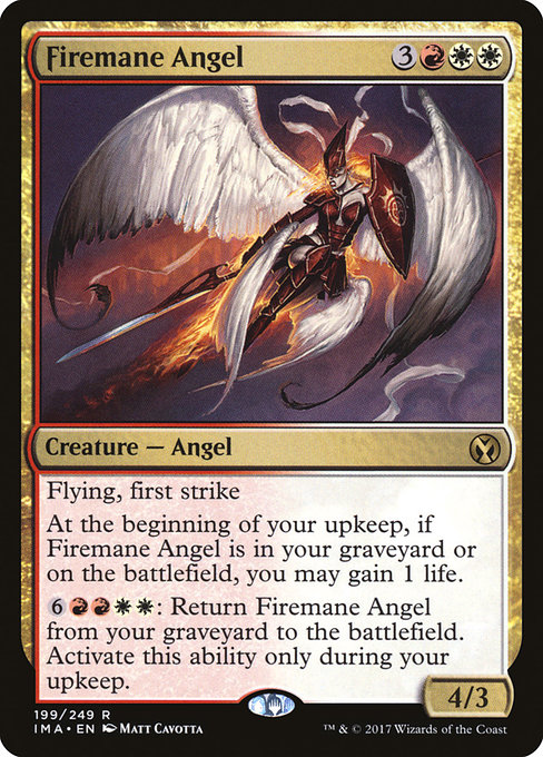 Firemane Angel - Iconic Masters Rare Card