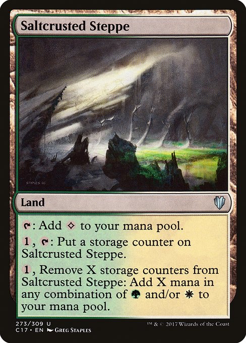 Saltcrusted Steppe - Commander 2017 Uncommon Card