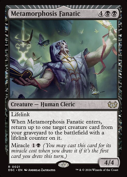 Metamorphosis Fanatic - Duskmourn: House of Horror Commander Rare Card