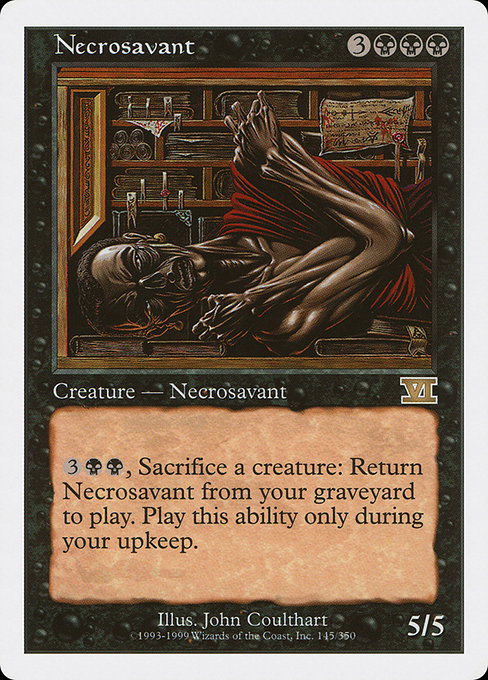 Necrosavant - Classic Sixth Edition Rare Card