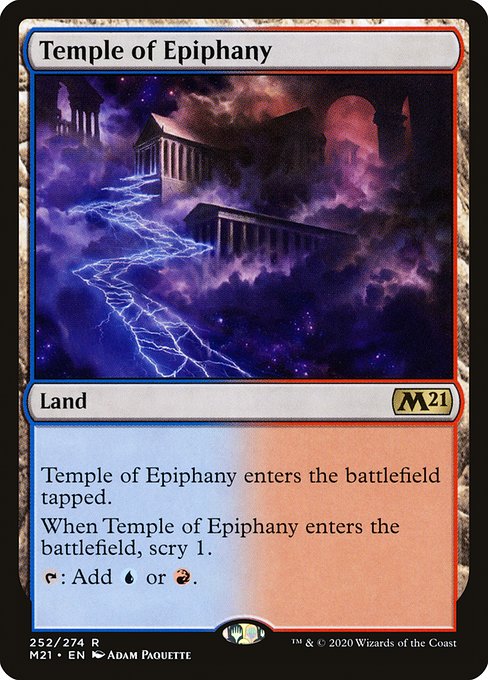 Temple of Epiphany - Core Set 2021 Rare Card