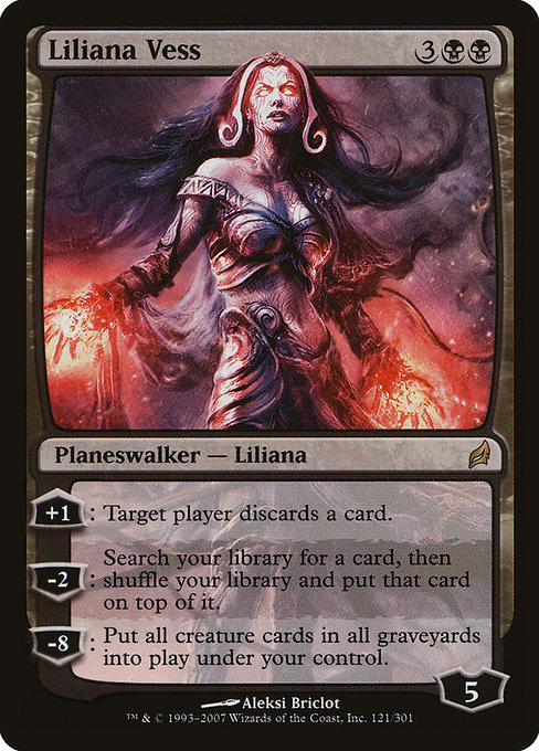 Liliana Vess - Lorwyn Rare Card