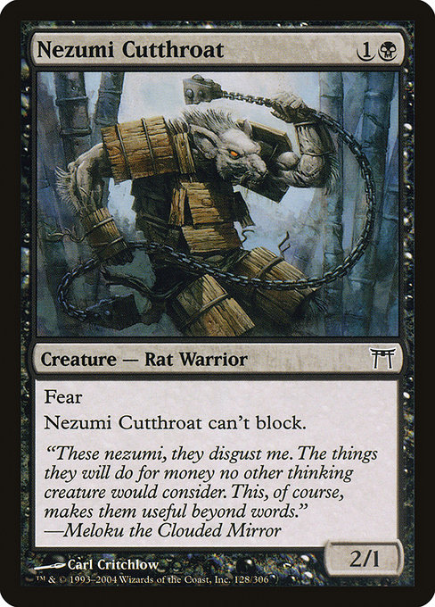 Nezumi Cutthroat - Champions of Kamigawa Common Card