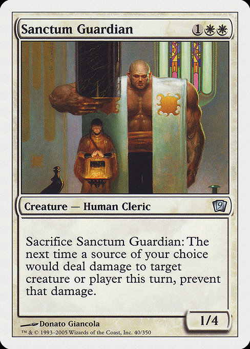 Sanctum Guardian - Ninth Edition Uncommon Card