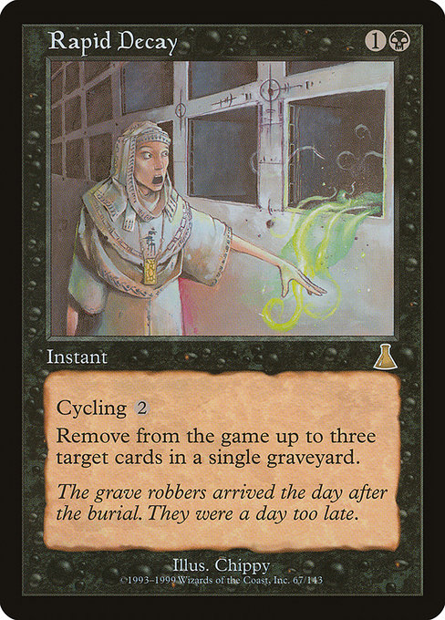 Rapid Decay - Urza's Destiny Rare Card