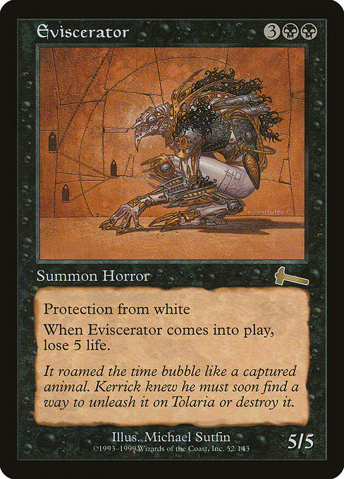 Eviscerator - Urza's Legacy Rare Card