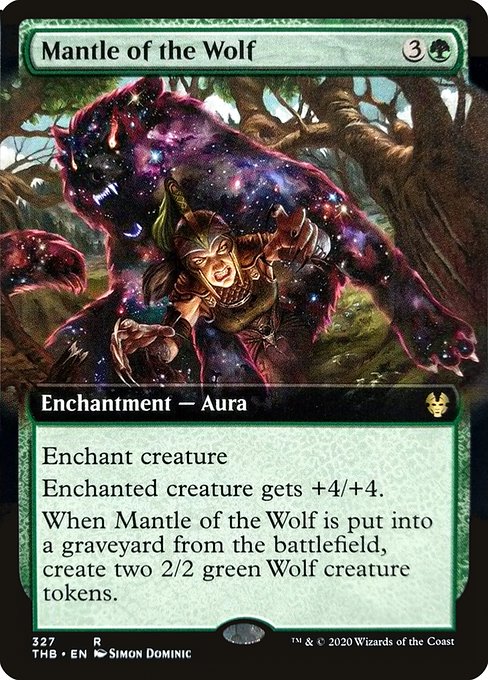 Mantle of the Wolf - Theros Beyond Death Rare Card