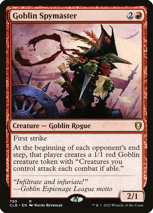 Goblin Spymaster - Commander Legends: Battle for Baldur's Gate Rare Card