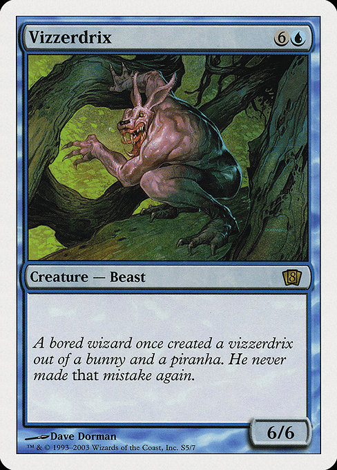 Vizzerdrix - Eighth Edition Rare Card
