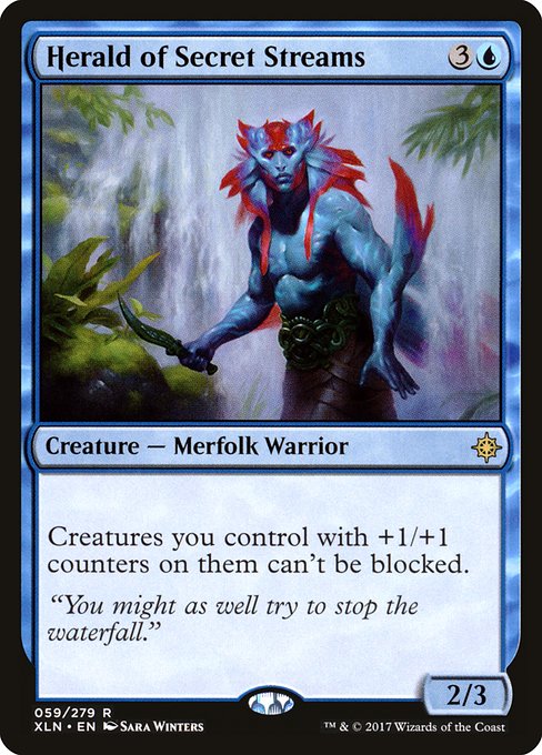 Herald of Secret Streams - Ixalan Rare Card