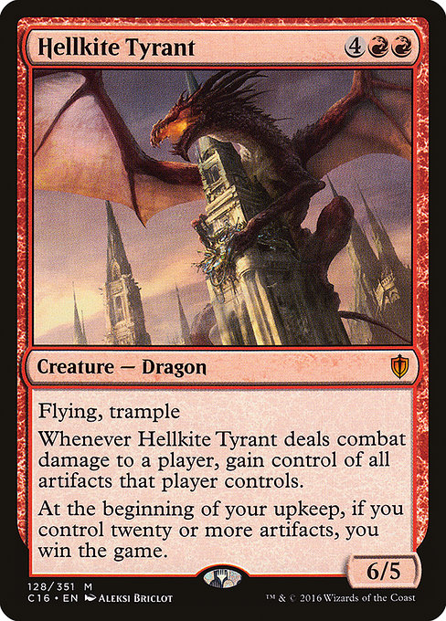 Hellkite Tyrant - Commander 2016 Mythic Card