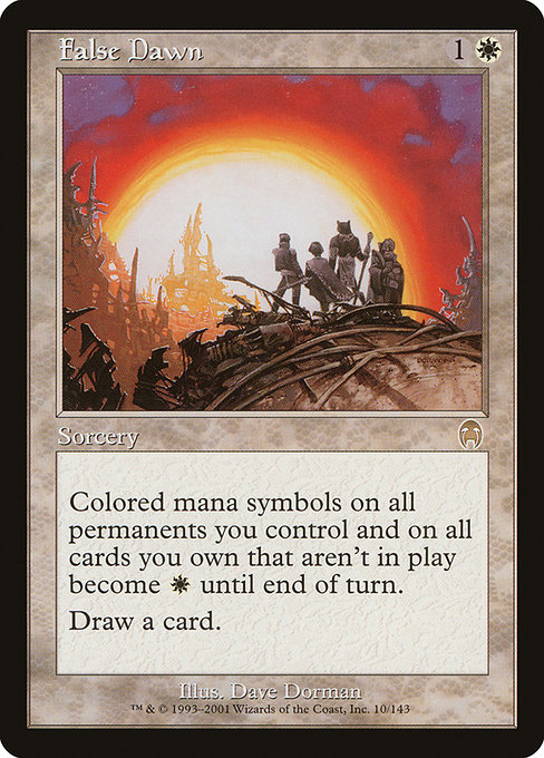 False Dawn - Apocalypse Rare Card