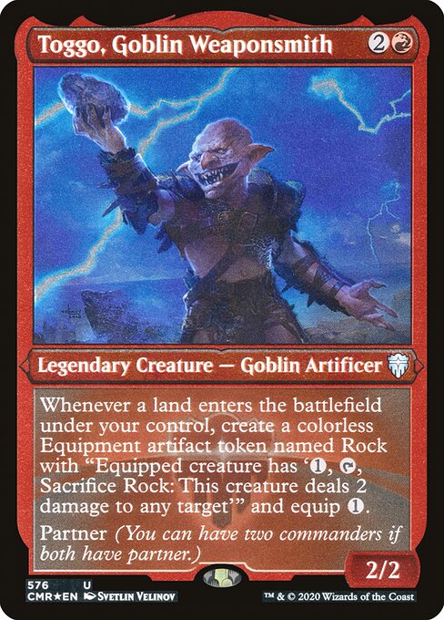 Toggo, Goblin Weaponsmith - Commander Legends Uncommon Card