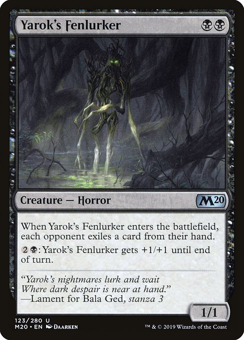 Yarok's Fenlurker - Core Set 2020 Uncommon Card