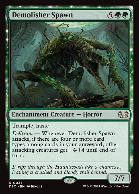 Demolisher Spawn - Duskmourn: House of Horror Commander Rare Card