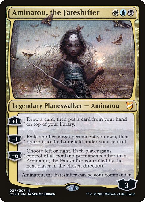 Aminatou, the Fateshifter - Commander 2018 Mythic Card