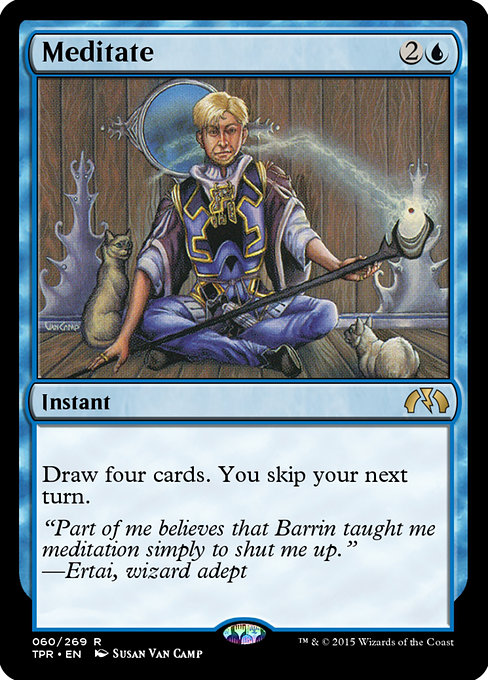 Meditate - Tempest Remastered Rare Card