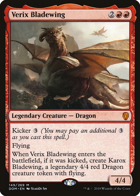 Verix Bladewing - Dominaria Mythic Card
