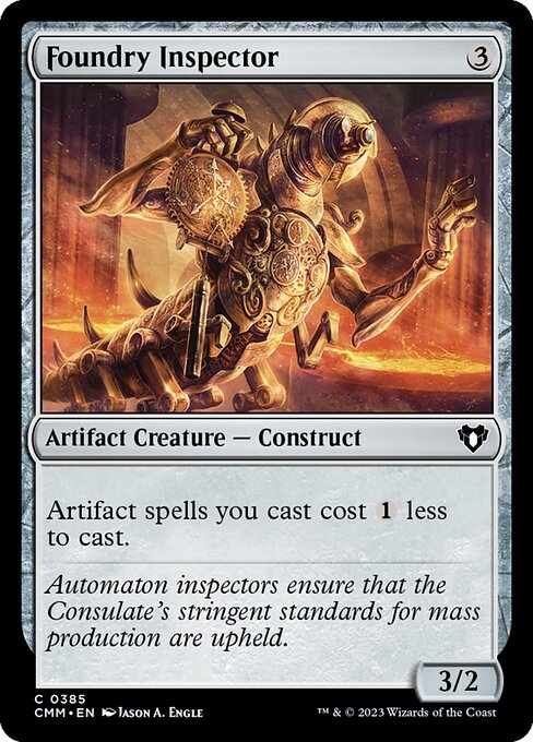 Foundry Inspector - Commander Masters Common Card