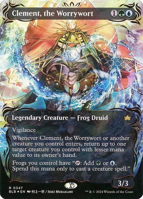 Clement, the Worrywort - Bloomburrow Rare Card