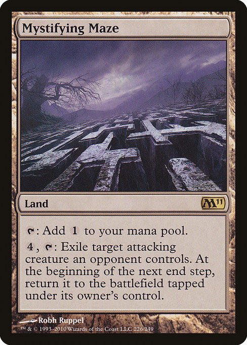 Mystifying Maze - Magic 2011 Rare Card