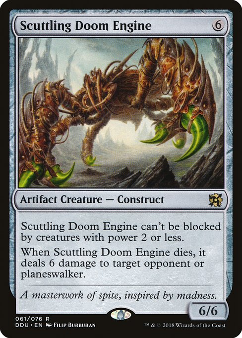 Scuttling Doom Engine - Duel Decks: Elves vs. Inventors Rare Card
