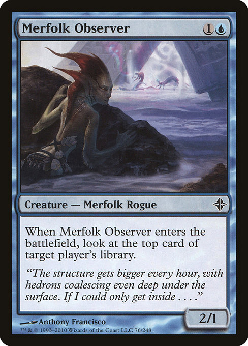 Merfolk Observer - Rise of the Eldrazi Common Card