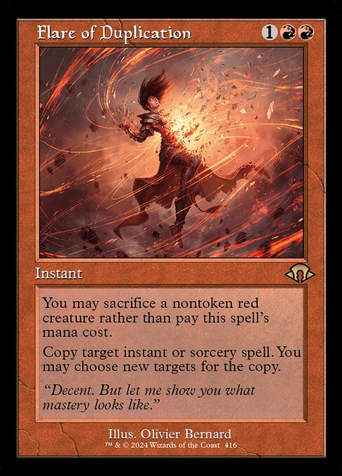 Flare of Duplication - Modern Horizons 3 Rare Card
